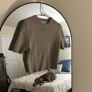 Selling my size L sweater material shirt. The quality is unreal!